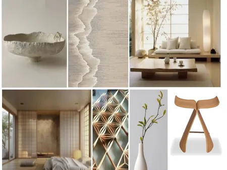 SOFT JAPANESE DESIGN STYLE BOARD Interior Design Mood Board by Anneke Nomura on Style Sourcebook