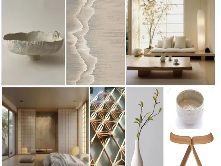 SOFT JAPANESE DESIGN STYLE BOARD Interior Design Mood Board by Anneke Nomura on Style Sourcebook