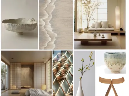 SOFT JAPANESE DESIGN STYLE BOARD Interior Design Mood Board by Anneke Nomura on Style Sourcebook