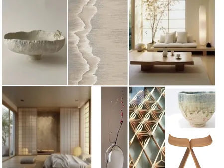 SOFT JAPANESE DESIGN STYLE BOARD Interior Design Mood Board by Anneke Nomura on Style Sourcebook