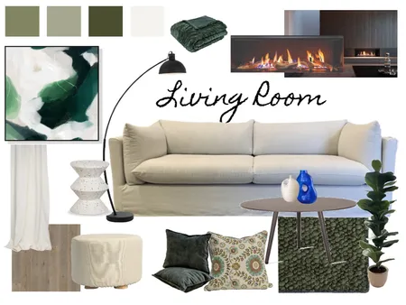 Sample Board - Living Room Interior Design Mood Board by bekaclaire213@gmail.com on Style Sourcebook