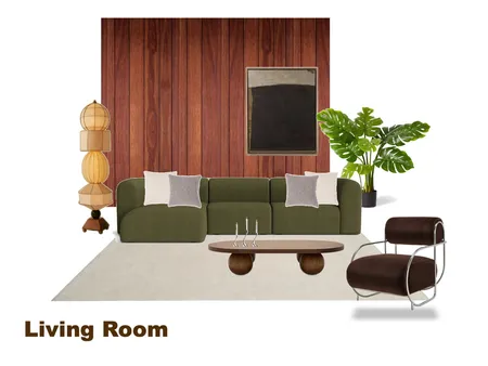 Mid-Century Modern Living Room Interior Design Mood Board by FIN Designs on Style Sourcebook