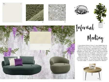 Informal Meeting Interior Design Mood Board by K Designs on Style Sourcebook