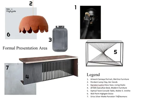 presentation area Interior Design Mood Board by dolphitash on Style Sourcebook