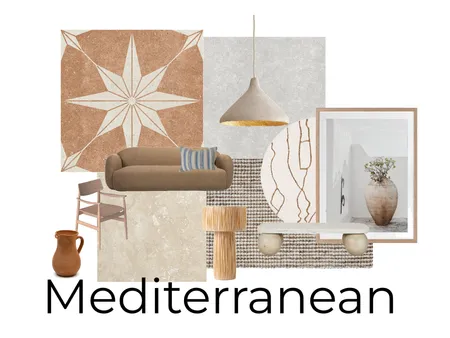 Mediterranean style board Interior Design Mood Board by macyludeman2709 on Style Sourcebook