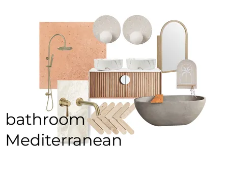 bathroom mediterranean Interior Design Mood Board by macyludeman2709 on Style Sourcebook