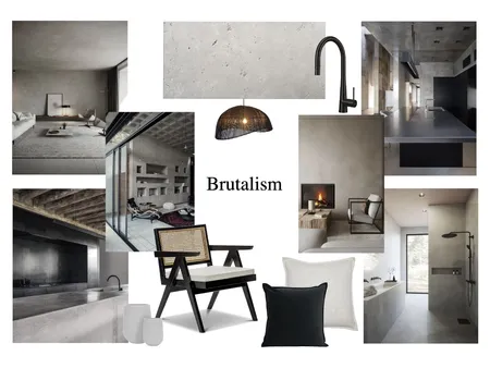 Brutalism mood board Interior Design Mood Board by chloewalker41@yahoo.com on Style Sourcebook