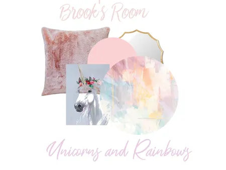 Unicorns and Rainbows - Ash - Girl’s Bedroom Interior Design Mood Board by Jo Steel on Style Sourcebook