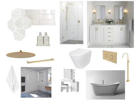 Yates Bathroom Interior Design Mood Board by Airlie Dayz Interiors + Design on Style Sourcebook