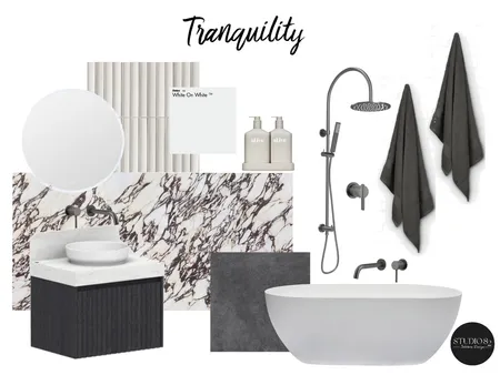 Main Bathroom Interior Design Mood Board by Studio 82 on Style Sourcebook