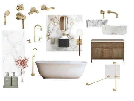 Ensuite Interior Design Mood Board by The Curated BnB on Style Sourcebook