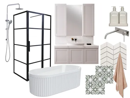 Lyn bathroom Interior Design Mood Board by Room Studio on Style Sourcebook