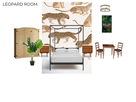 leopard room Interior Design Mood Board by sambaydesigns on Style Sourcebook