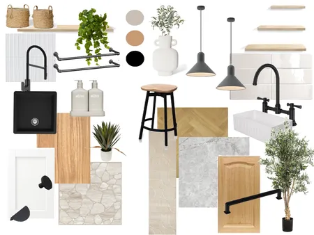 Modern Farmhouse 1 Interior Design Mood Board by CMAGAZZU on Style Sourcebook