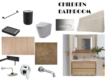 zundal CHILDREN BATHROOM Interior Design Mood Board by Jaya kishanchandani on Style Sourcebook