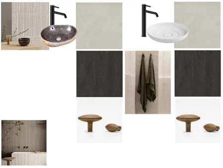 Newell - Ensuite Concept Interior Design Mood Board by bronteskaines on Style Sourcebook