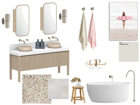 Bathroom - Harper Vanity Interior Design Mood Board by The Glam Peacock Design Studio on Style Sourcebook