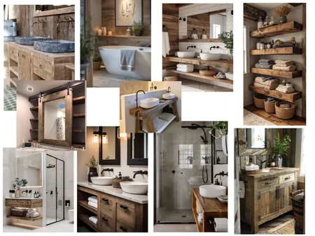 Modern Farmhouse Bathroom.. Interior Design Mood Board by CGray12 on Style Sourcebook