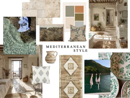 Mediterranean Interior Design Mood Board by dugdale.ashleigh@gmail.com on Style Sourcebook