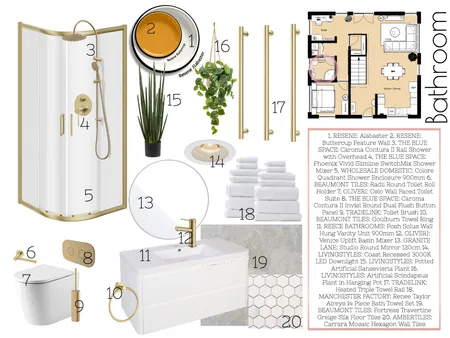 Bathroom Interior Design Mood Board by BaileyR on Style Sourcebook