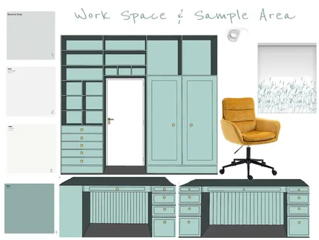 Workspace_Sample Area_ Interior Design Mood Board by manu' on Style Sourcebook