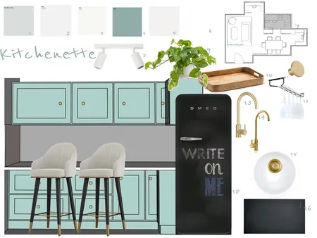 Kitchenette_8_ Interior Design Mood Board by manu' on Style Sourcebook