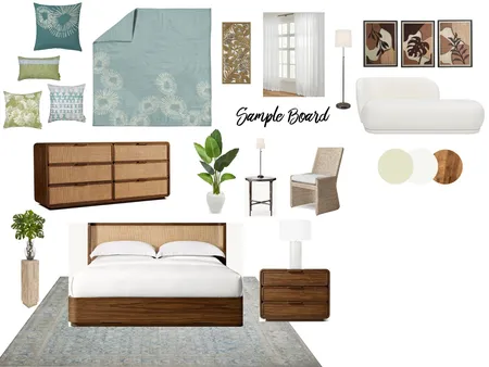 Regan Primary Bedroom Sample Board Final Interior Design Mood Board by afcastello on Style Sourcebook