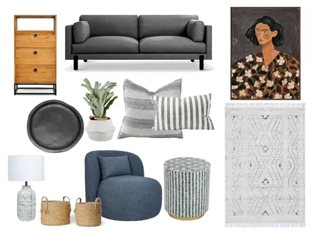 Family room - Eclectic coastal Interior Design Mood Board by MeiLi@Home on Style Sourcebook