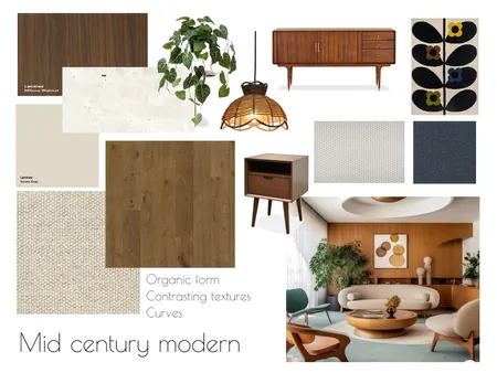 Mid century modern Interior Design Mood Board by dkidd on Style Sourcebook