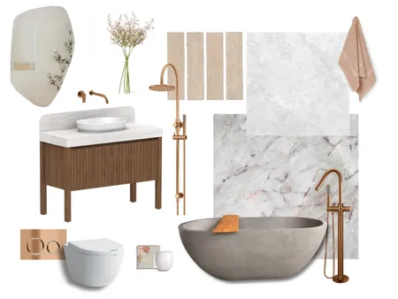 Bronze Bathroom Interior Design Mood Board by ebredenhann@gmail.com on Style Sourcebook