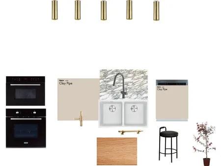 Ascot Kitchen Gunmetal Scheme Interior Design Mood Board by WabiSabi Co. on Style Sourcebook