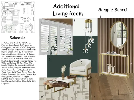 Additional Living Room - Sample Board Interior Design Mood Board by vitoriaminniti on Style Sourcebook