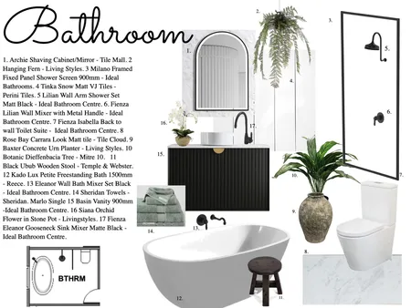 Module 9 Bathroom Interior Design Mood Board by hainesee on Style Sourcebook