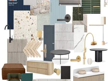 Interior colours inspo (navy, green, stone) Interior Design Mood Board by Violetvee on Style Sourcebook