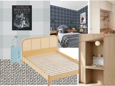 LUCA'S BEDROOM CONCEPT Interior Design Mood Board by Peachwood Interiors on Style Sourcebook