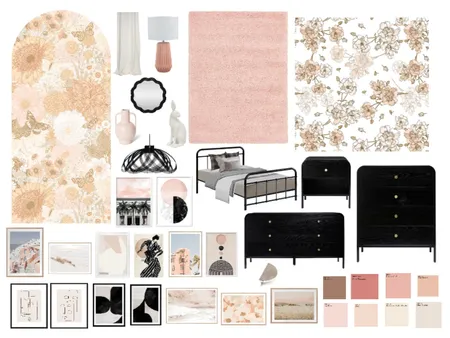 Girl's Bedroom Interior Design Mood Board by Sterlingrose on Style Sourcebook