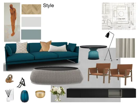 Sample board_Living room Interior Design Mood Board by DvD on Style Sourcebook