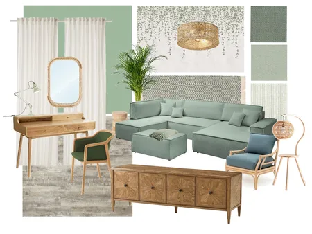 Monochromatic living room Interior Design Mood Board by linxx on Style Sourcebook