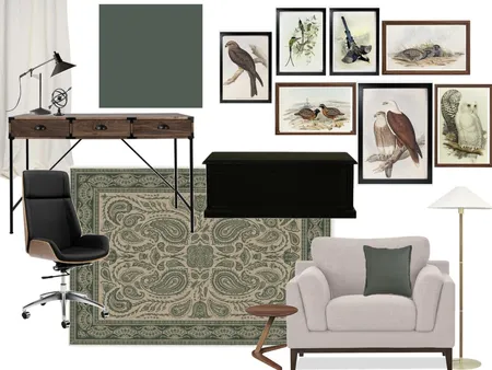 Mancave Interior Design Mood Board by The Ginger Stylist on Style Sourcebook