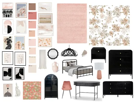 Girl's Bedroom Interior Design Mood Board by Sterlingrose on Style Sourcebook