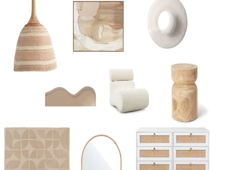 Neutral Master bedroom Interior Design Mood Board by Fiona Russell on Style Sourcebook