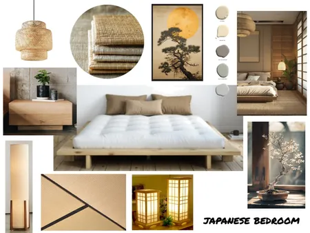 Japanese Bedroom 2 Interior Design Mood Board by lagreca on Style Sourcebook