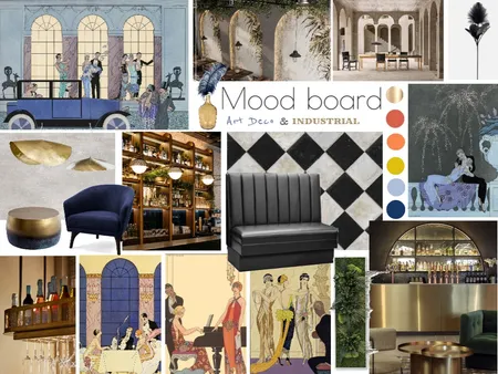 Mood Board For Bar Interior Design Mood Board by kayla.ottonz@gmail.com on Style Sourcebook