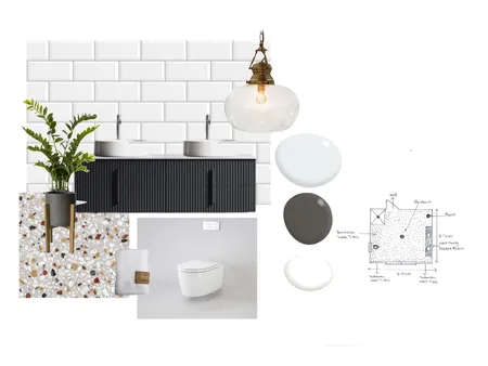 Carnarvon St Ensuite Bathroom Concept Board Interior Design Mood Board by botany75 on Style Sourcebook