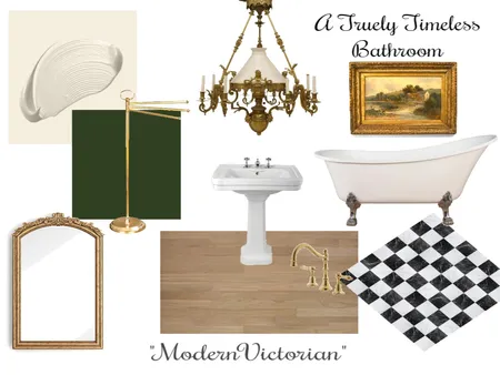 A Modern Victorian Bathroom Interior Design Mood Board by Jolseygee on Style Sourcebook
