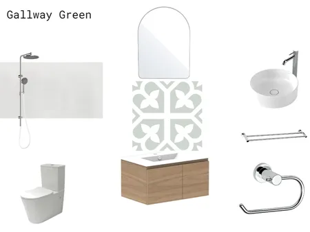 Greenway Green - Bathroom  & Ensuite Interior Design Mood Board by PavConstructions on Style Sourcebook