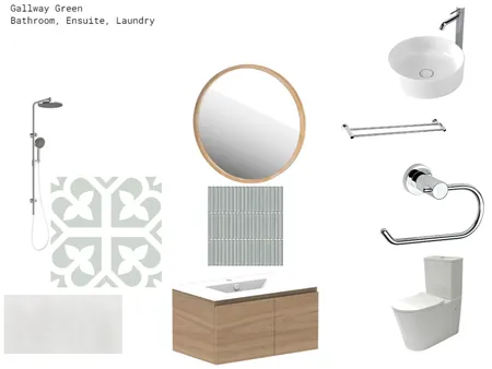 Greenway Green - Bathroom  & Ensuite Interior Design Mood Board by PavConstructions on Style Sourcebook