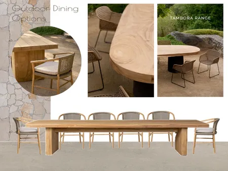 Mjejane Villa Patio Dining Area Interior Design Mood Board by Leadwood Interior Design on Style Sourcebook