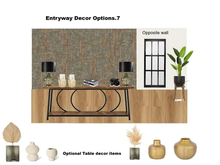 Catherine Madonsela's Residence- Entryway Option 7 Interior Design Mood Board by Asma Murekatete on Style Sourcebook