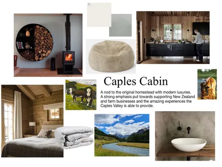 Caples Cabin Interior Design Mood Board by Michele Green on Style Sourcebook